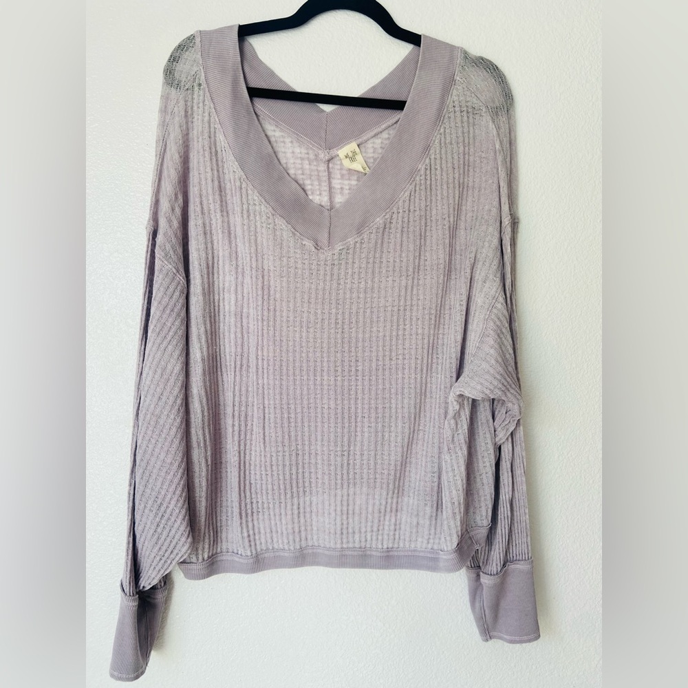 We the free over sized knit sweater